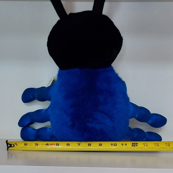 Jumbo Y2K BUG Blue/Black Plush with Tags - Picture 5 of 6